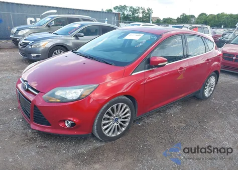 2012 Ford Focus Titanium from USA, damaged, VIN 1FAHP3N21CL414567
